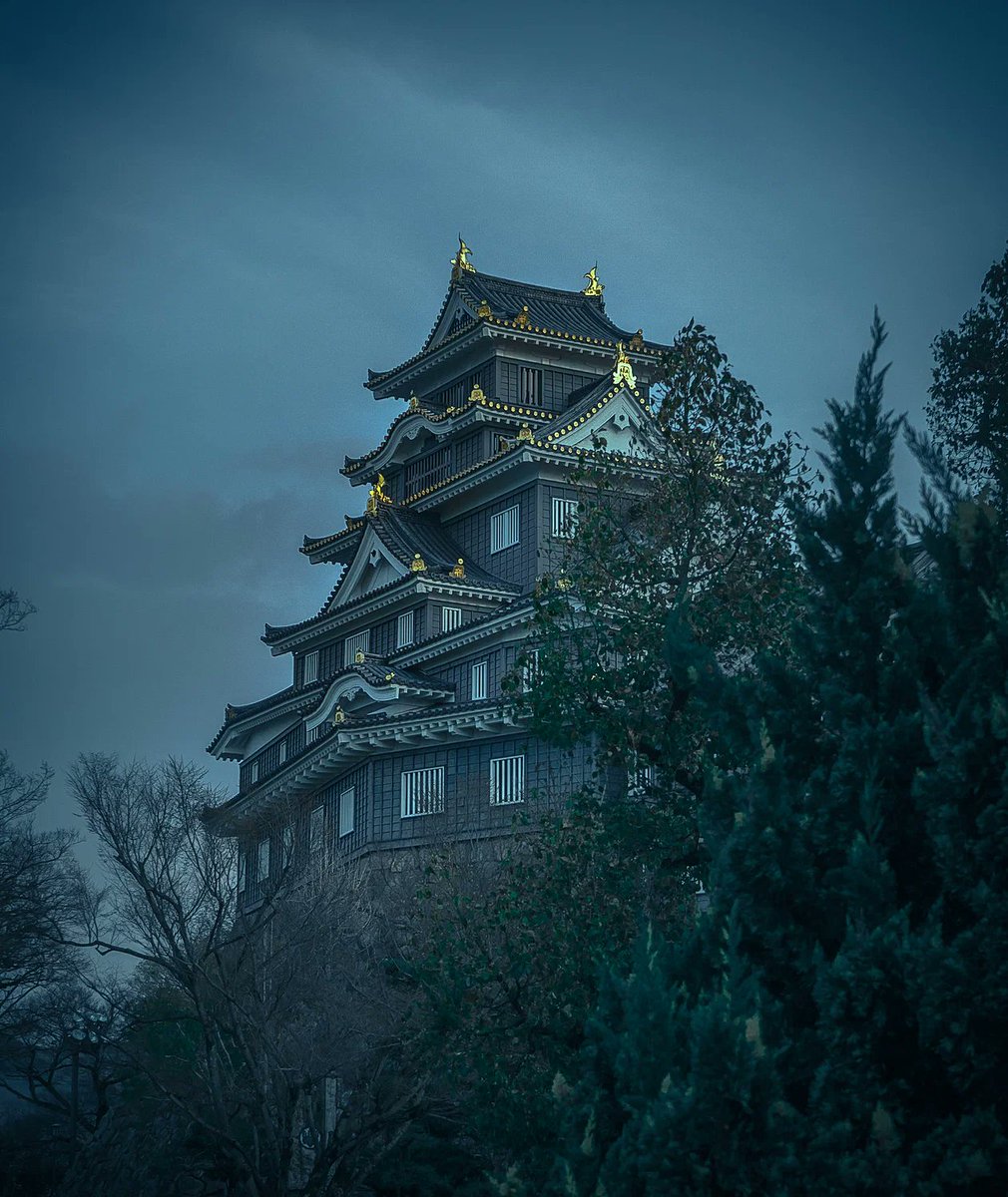 whencyclopedia's tweet photo. 🏯 Okayama Castle in Okayama Prefecture. The castle was built in 1597. The main tower was replicated in 1966 after being destroyed during World War II.

📷 Photo by Lucas Calloch. 

#OkayamaCastle #Okayama #Japan #Japanese #Architecture #Castle #JapaneseHistory #History https://t.co/eTzgG2fNwn