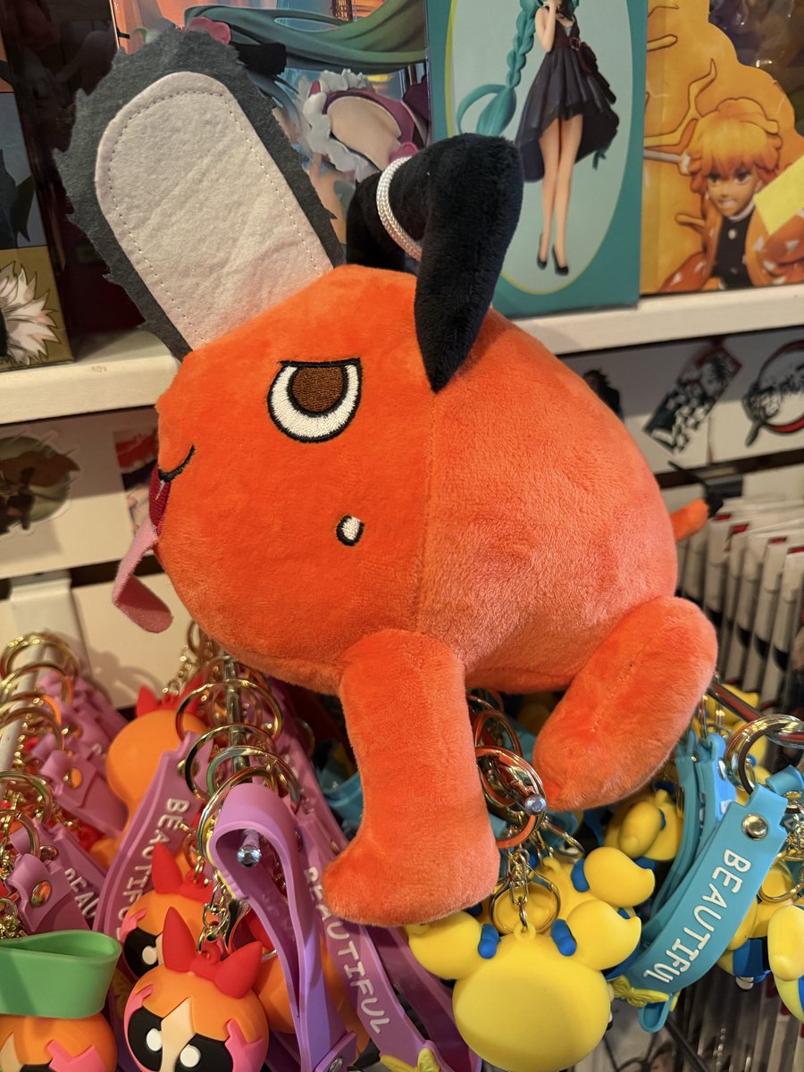kghnward's tweet photo. i went a visited this place again last week when i visited and they are creating pochita plushies with proportions new to mankind https://t.co/NZySpvNCIb