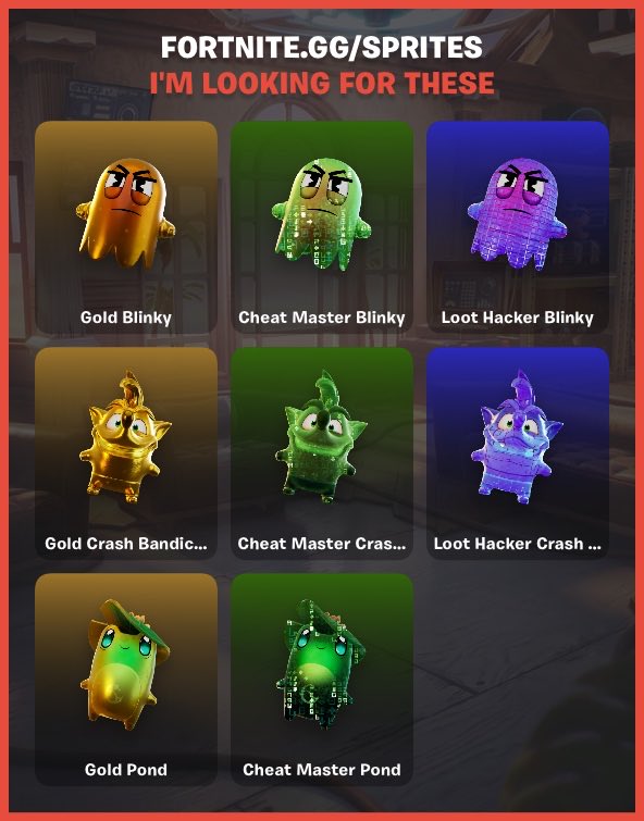 Danytzi6's tweet photo. Any one mind helping me index these sprites? #Fortnite #sprites https://t.co/2yK68n6bWs