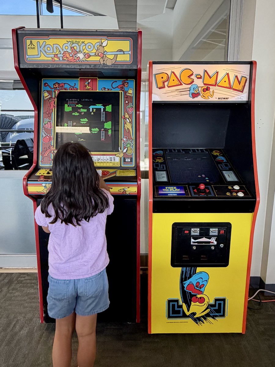 FlyWorcester's tweet photo. Can you beat the highest score?🕹️ 
FREE arcade games are now available at the terminal. https://t.co/JsYfWJVYkb