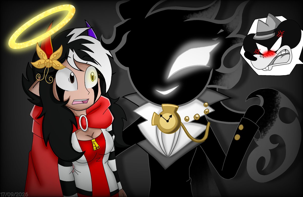 irene_tanchiva's tweet photo. So is party my girl...//Poor jack rage... #mousepiforhire #Jackpepper #ibispaint #Timeshadowcookie https://t.co/nIqxPWlzXx
