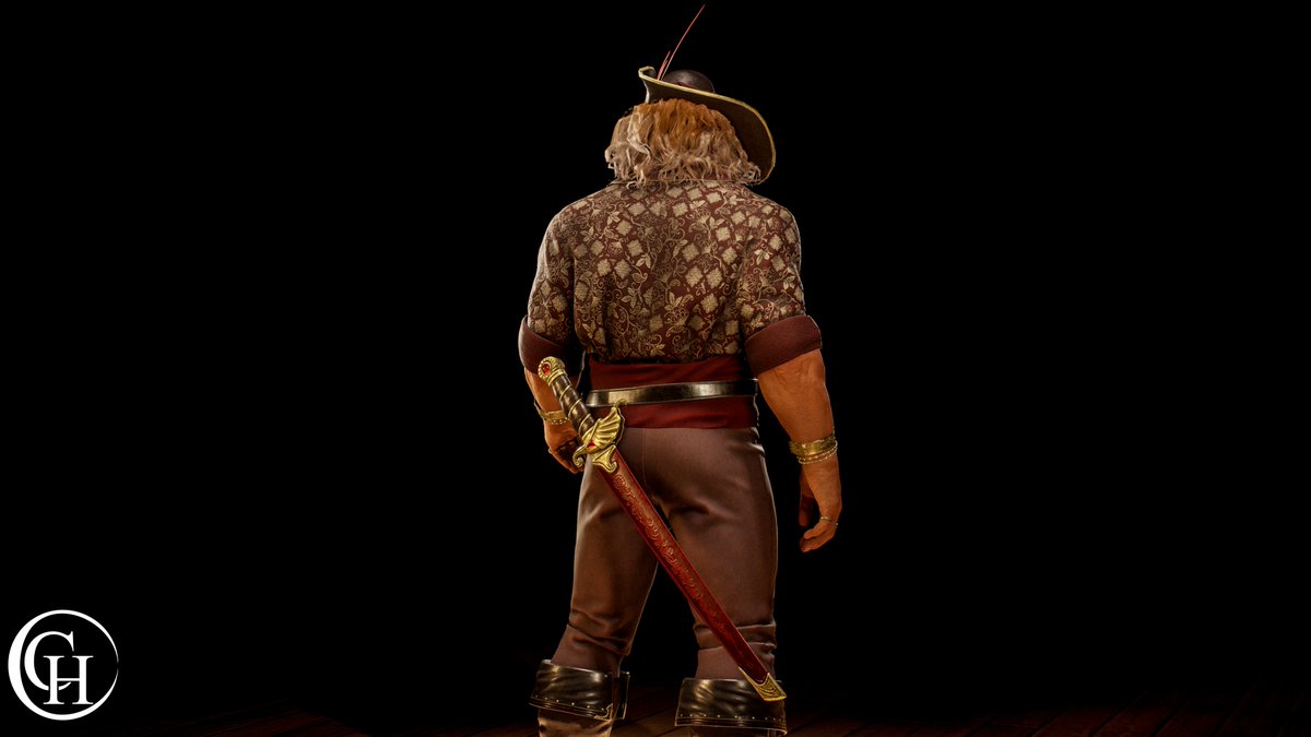 Cliffan_H's tweet photo. Made a sword to go with my upcoming outfit. 
Thanks @TekARK_01 for drawing the engraving!

#ARKSurvivalAscended #PlayARK https://t.co/qNimrnR1SH