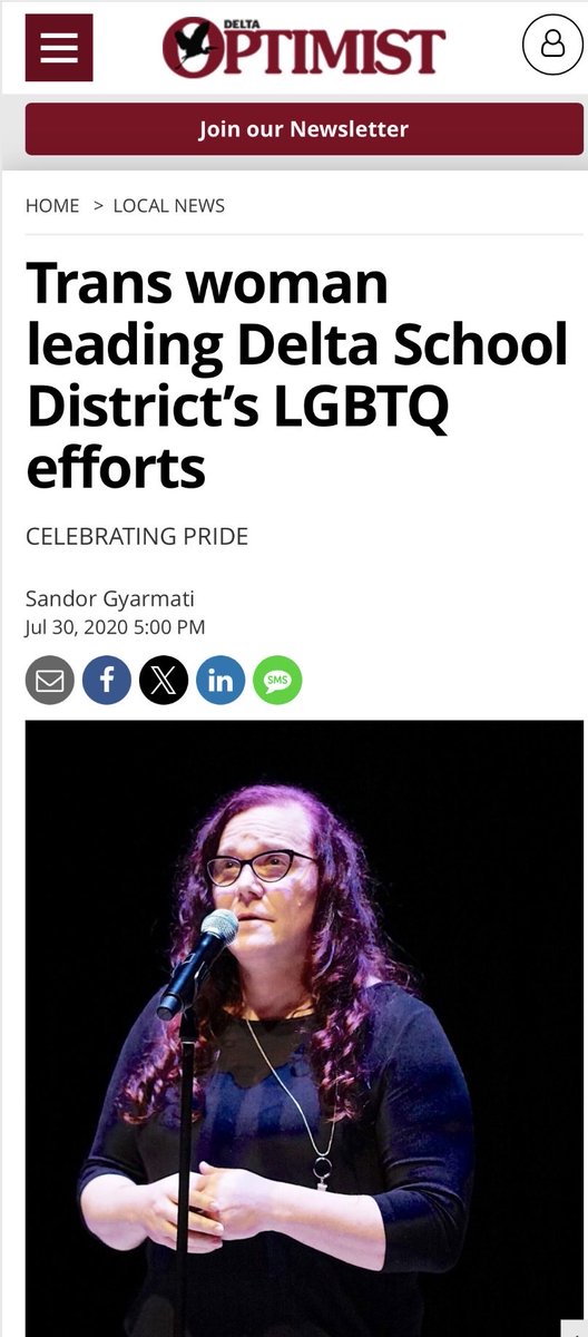 JimMcMurtry01's tweet photo. Trevana Spilchen is the man who speaks to kindergarten kids in Delta without parental notice about being in the wrong body.
— most kids with gender distress overcome it on their own
— it co-occurs with mental illness
— early social affirmation makes surgery more likely later https://t.co/od7QhuIqTd