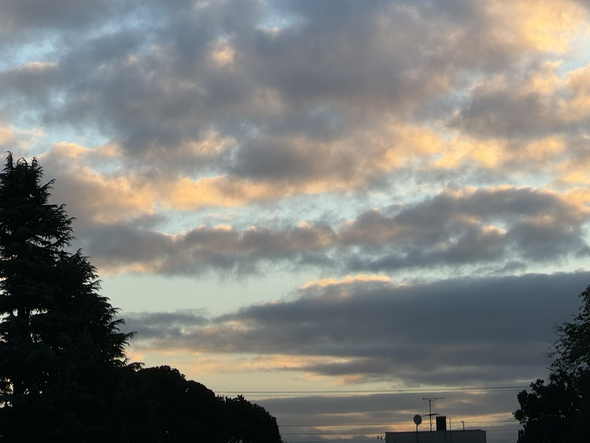 sunsunriko's tweet photo. おはようございます。久しぶりのポストになってしまいました。雨と仕事と3人の孫となかなか自由にならない今、自分の子育てと比べてしまいます。今日は休みを取ってるので少し自分と向き合う朝でした。台風、心配。
#朝活　#イマソラ　#空が好き https://t.co/LmjQIUUnuN