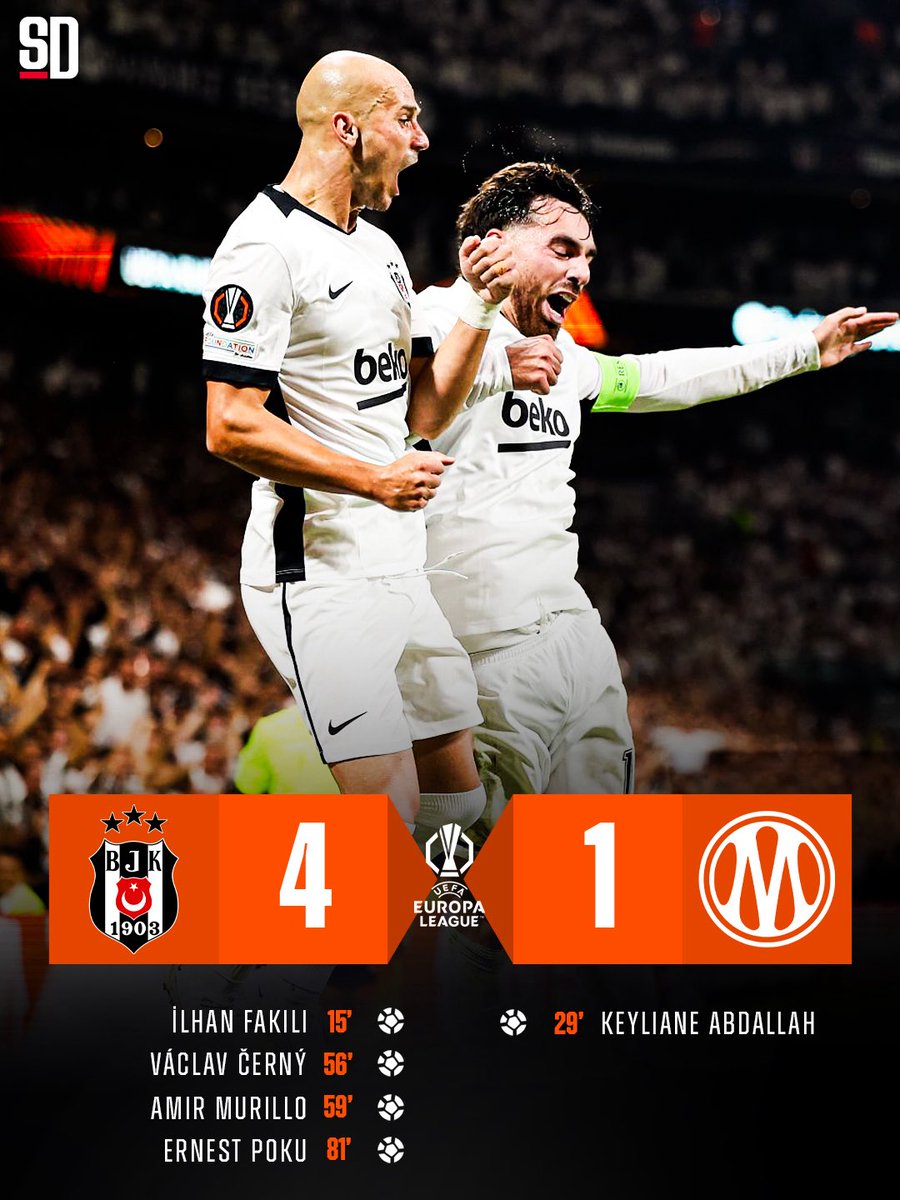 SportsDigitale's tweet photo. BEŞİKTAŞ, AVRUPA LİGİ’NE MUHTEŞEM BAŞLADI! https://t.co/GgdHzdZn3r