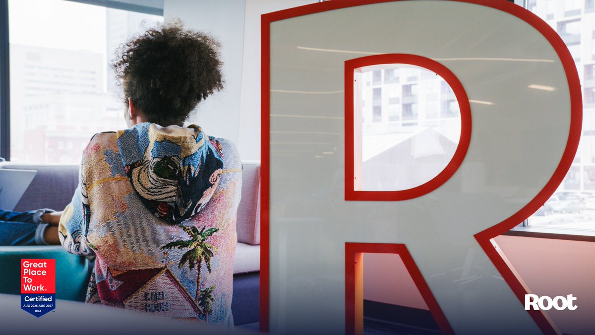 RootInsurance's tweet photo. For the second year in a row, Root is officially a Great Place to Work!

Thank you to our entire team for your hard work and dedication. Proud of this milestone and excited to keep building.

Join us: https://t.co/oRLvJoHTvb

@GPTW_US #GreatPlaceToWork https://t.co/hhH0WghRHr