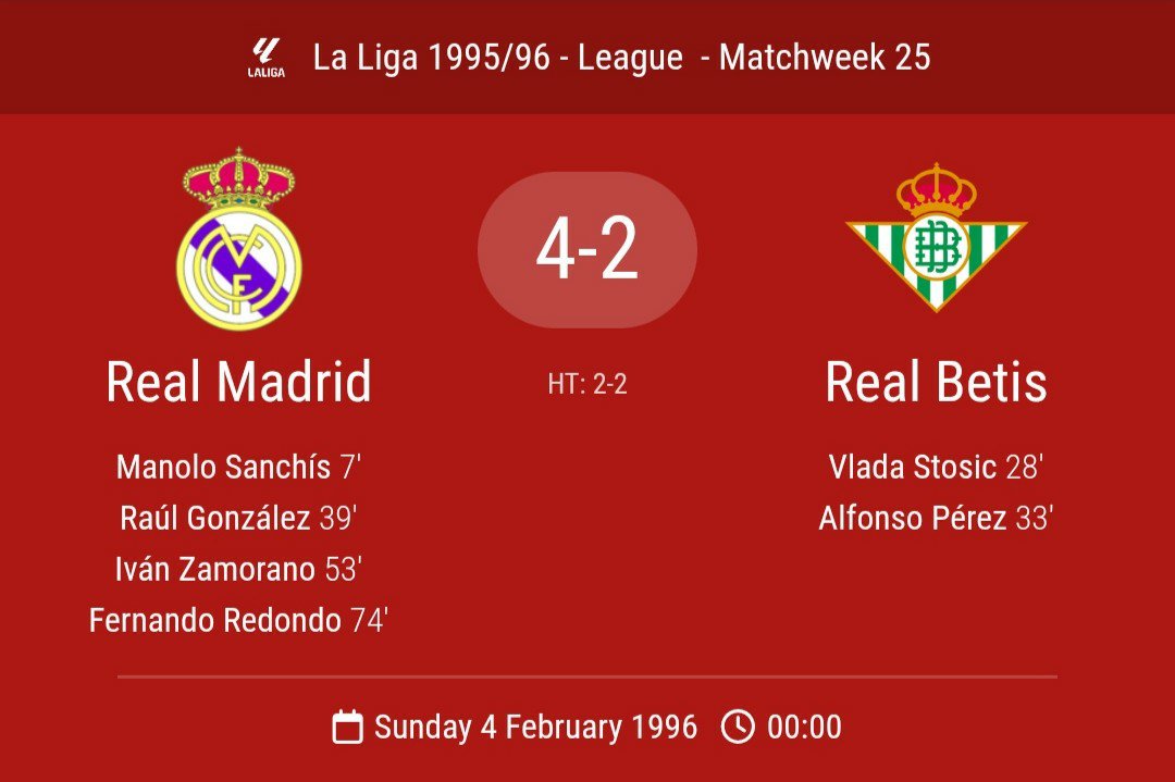 juv26sa2022's tweet photo. 📼ريال مدريد وبيتس 95/96 الدوري الاسباني

🏟️بيرنابيو (مدريد)
🎙️قناة ريال مدريد
🗂️الجولة25
🗓️الاحد 4/2/1996

تحميل👇
https://t.co/QVkSteIuiq

يوتيوب👇
https://t.co/y2lVeSciAQ https://t.co/PI2JyrdPKw