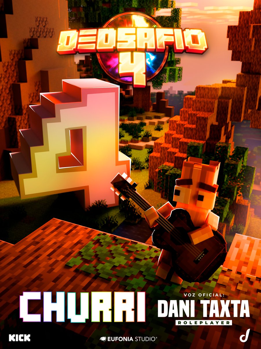 EufoniaStudio's tweet photo. ¡SÓLO 4 DÍAS PARA #DEDSAFIOMinecraft4! 🤩

AHUEVO, AHUEVO 🗣️

¿Listos para escuchar nuevas canciones con nuestro dulce frito favorito? 

¡Churri será interpretado por @Danitaxta nuevamente! 🎸 https://t.co/wAjhhErf7M