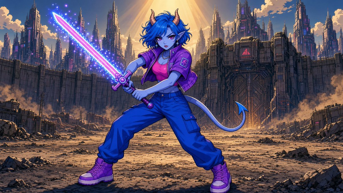 IRL_Escapist's tweet photo. You better giver her a reason to let you pass or she'll make roasted mincemeat out of you.
Another #fanpost for @Trinket_Giggles https://t.co/axoSphIGOd