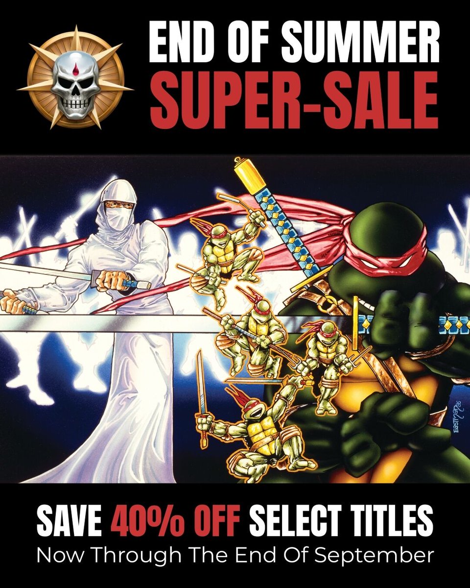 PalladiumBooks's tweet photo. Palladium Books Weekly Update!

Palladium Books is headed to Granite State Comic Con! Plus, our End of Summer Super-Sale is live with 40% OFF select TMNT® &amp; Other Strangeness, Rifts® &amp; more through September.

#PalladiumBooks #Rifts #TMNT

https://t.co/VeCNVfFsnn https://t.co/e2JqGfl9SL