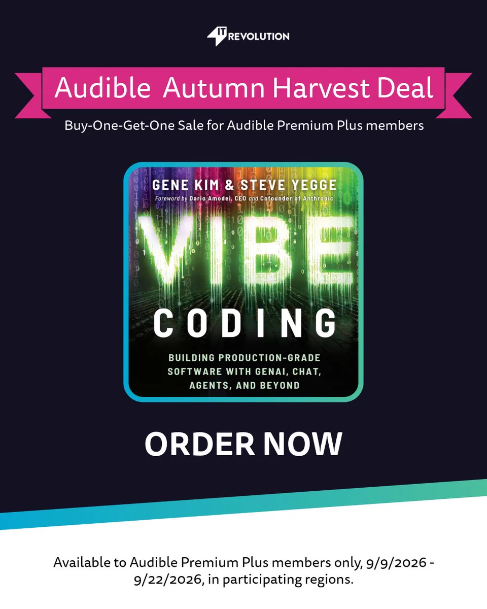 Graphic with the deal information and the cover of the audiobook.