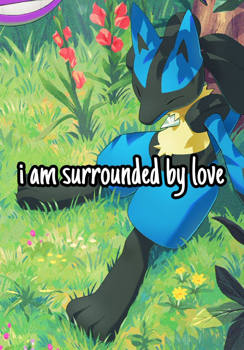 whimsycario's tweet photo. positive affirmations with lucario https://t.co/SdbKrd2DY4