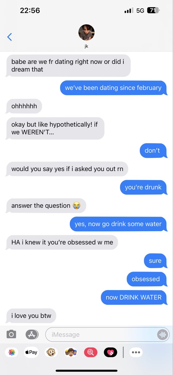 cloudsjimi's tweet photo. are we dating??? • jikook au

— everyone jungkook is drunk, he forgets he’s already dating his boyfriend jimin so he’s trying to make jimin his all over again. https://t.co/wNjuJOxRDc