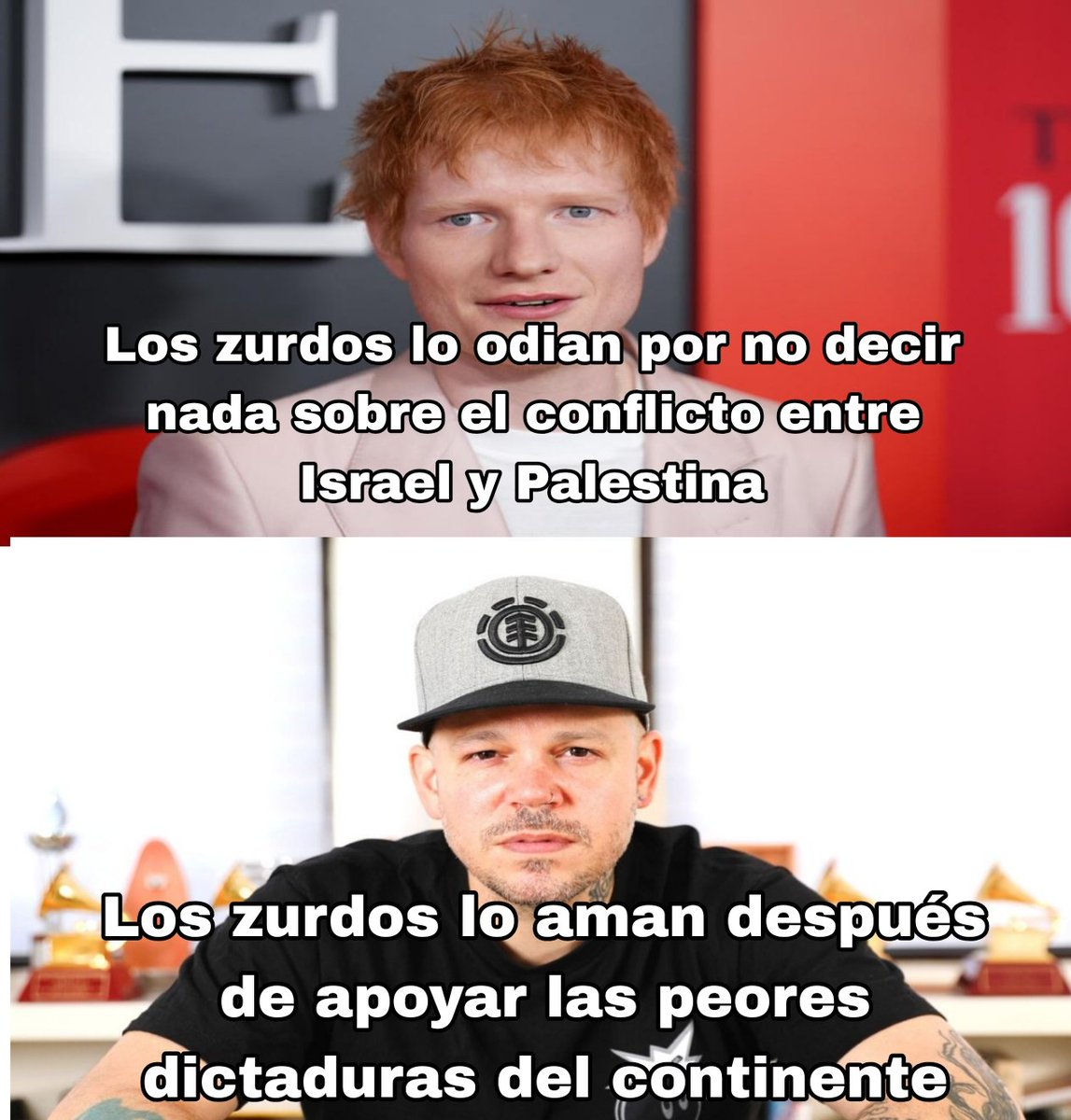 NoVive_Socialis's tweet photo. Ed Sheeran >>> Residente https://t.co/SGQI1gnau5