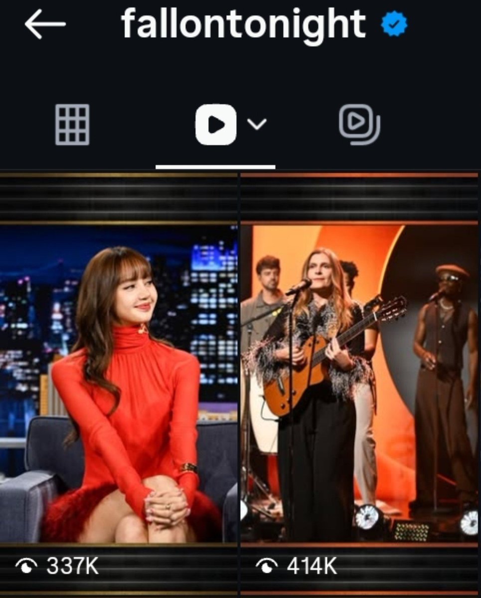 M_27_97's tweet photo. The Tonight Show posts:

#LISA #LISAxFallon #FallonTonight #LISA_SaWaDiKa #TonightShow
@wearelloud @FallonTonight 

TIKTOK:

Views - 95K
https://t.co/DkndmdAhRW

INSTAGRAM: 

Views - 337K
https://t.co/aD9ooYo9q4 https://t.co/lbNiy8w0d4