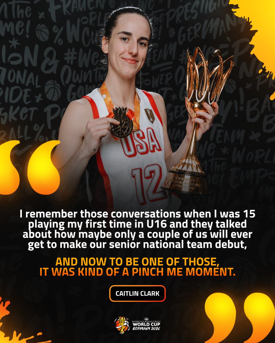 FIBAWWC's tweet photo. Feeling proud of 15-year-old Caitlin Clark 🥹 #FIBAWWC

🎙️ @IndianaFever https://t.co/PWg9qlmjBx