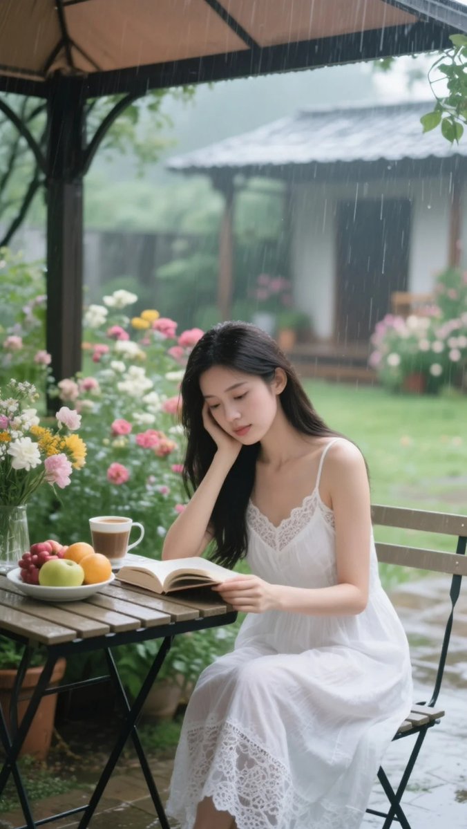 alish454267's tweet photo. Cozy rainy afternoon with a warm mug of tea and my favorite book – slow moments hit different. https://t.co/BnbKkakM2T