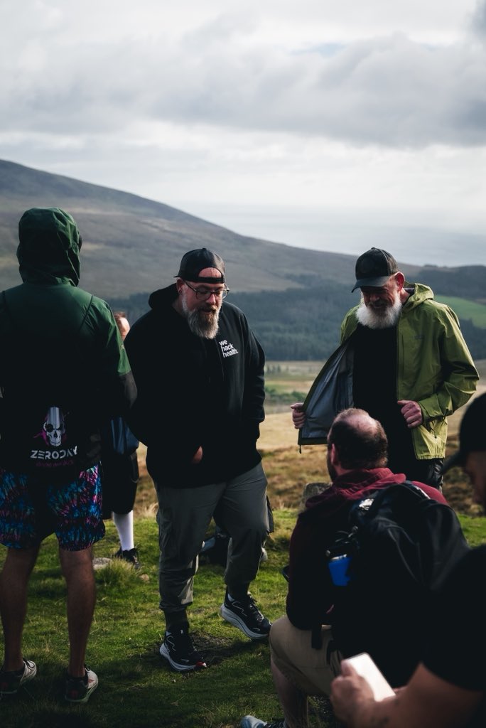wehackhealth's tweet photo. Hackers in the mountains. ⛰️ Slieve Binnian, Mourne Mountains.
#mournemountains #wehackhealth #whhliftingcamp #embraceagiantspirit https://t.co/5BdWst30Ir