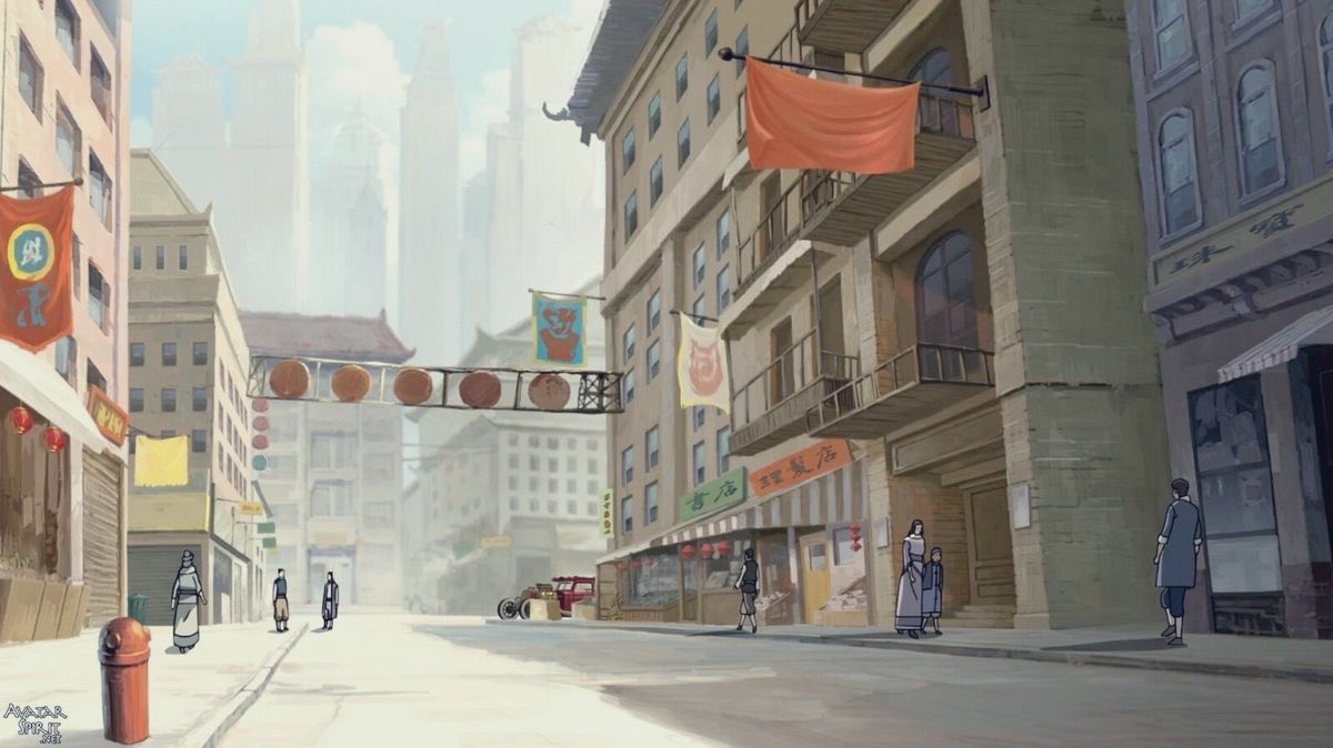 AZULASLEGACY's tweet photo. Akane had left the embassy and headed into the busy outside of Republic City. https://t.co/iCJL03J2Dr