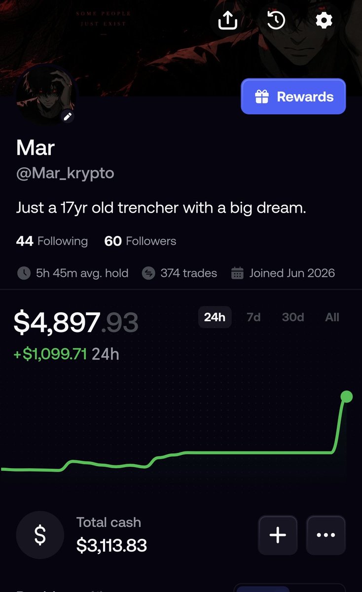 Mar_krypto's tweet photo. 90$ to almost 5000$ in less than 48 hours. Thank you @PastelAlpha ❤ https://t.co/dgWhr1ap5f