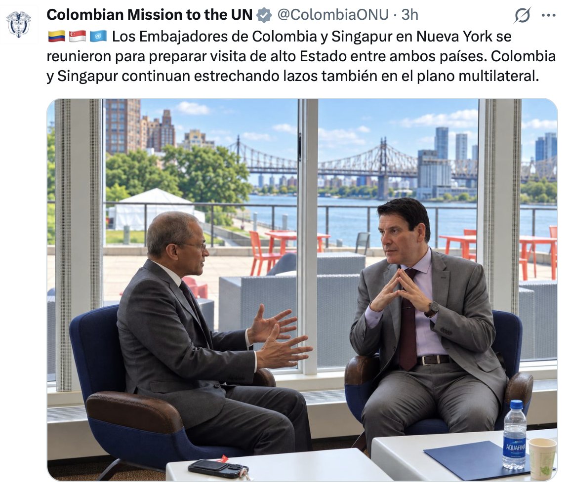JMauricioGaona's tweet photo. ONU | Semana de Alto Nivel 🇺🇳🇨🇴🇲🇨 https://t.co/2hK50BEWtq