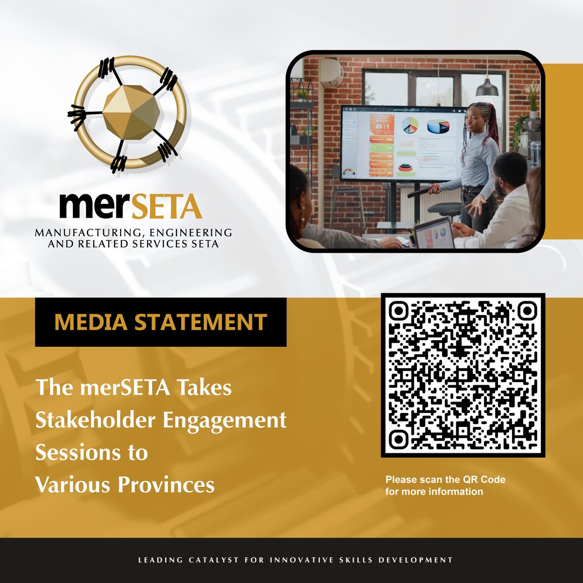 merSETASocial's tweet photo. The merSETA will host a series of Stakeholder Engagement Sessions across South Africa from September to November 2026, strengthening collaboration with industry, training providers and key stakeholders.

Read the full media release for more information: https://t.co/nixAGzaaE7 https://t.co/CTtzM8j381