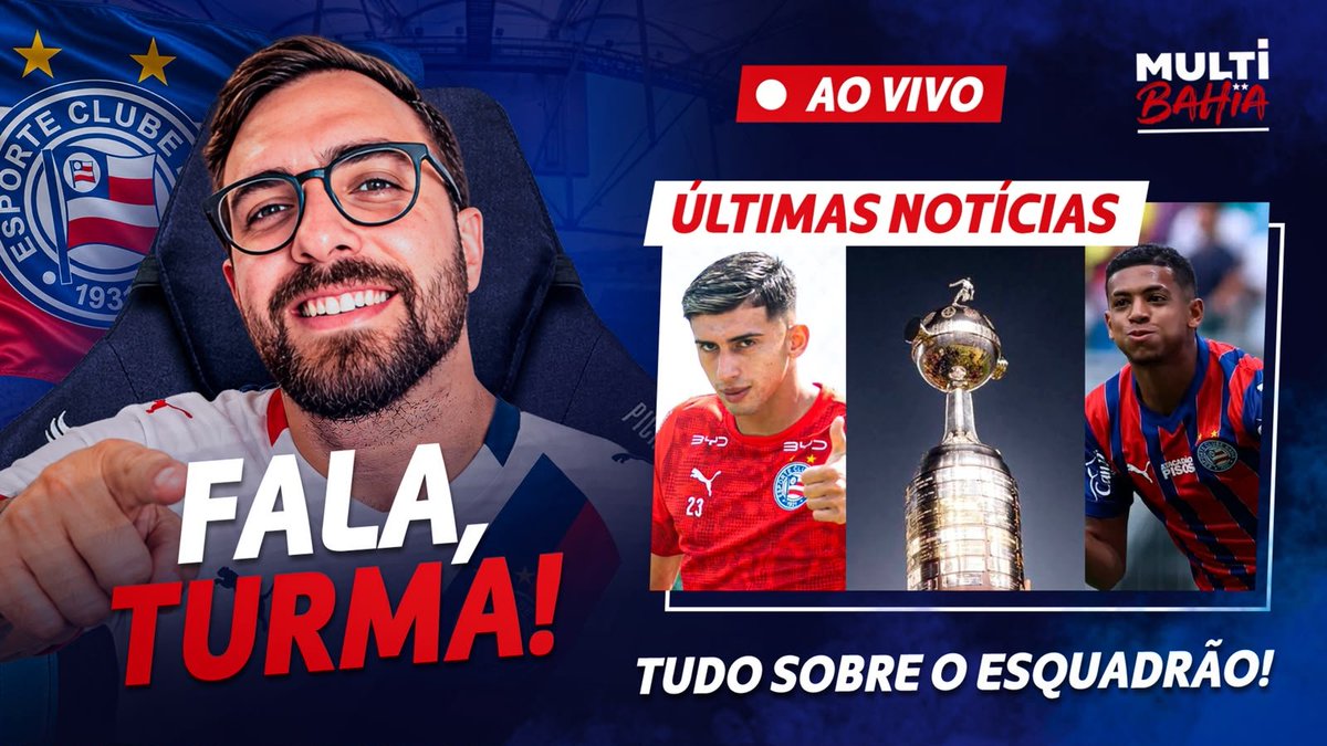 marcusmultari's tweet photo. 🗣️  Fala, turma 001! Hoje vamos estrear o primeiro programa de bate-papo AO VIVO, com @leirodoinfo de convidado! Vamos trazer as últimas do Esquadrão e projetar os duelos do final de semana!

🔔 ATIVA O SININHO PRA NÃO PERDER! 

https://t.co/5WoKDHih9u https://t.co/uuyI1gry91