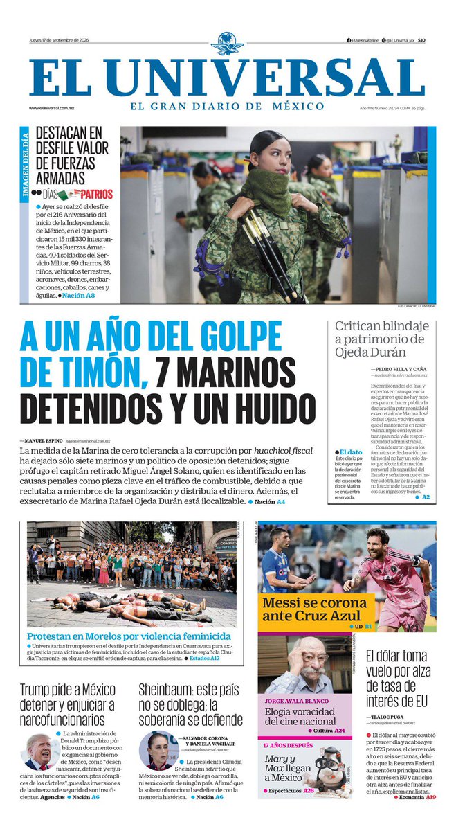 FDoringCasar's tweet photo. Se cumple un año desde que a @OHarfuch se le perdieron 10 millones de litros de Diesel del buquetanque Challenge Procyon con apenas 7 marinos detenidos, ninguna sentencia firme y pendiente la comparecencia ante un juzgado de Rafael Ojeda y Migue Ängel Solano Ruíz, alias el Capitán Sol, como lo ordenó el juzgado Tercero de Distrito de Culiacán 

Ha habido más marinos y funcionarios de la @FGRMexico asesinados y exfuncionarios huyendo de la justicia, que socios de @AndyLopezBeltra detenidos