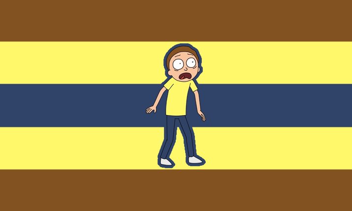 ricksguts's tweet photo. morty smith pride flag for when youre morty smith https://t.co/Ze8Qu3Nf32