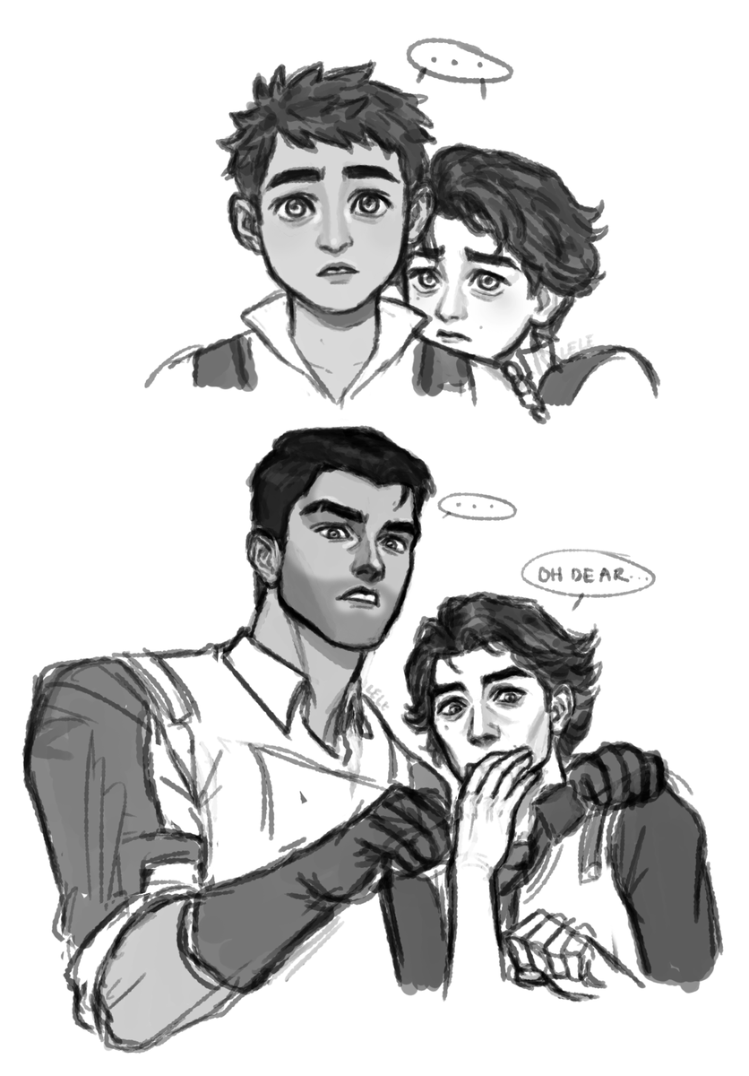 DisIsLeLe's tweet photo. Something happen in the lab, and suddenly there's baby Jayce &amp; Viktor 

#jayvik https://t.co/nymqCzQaIP