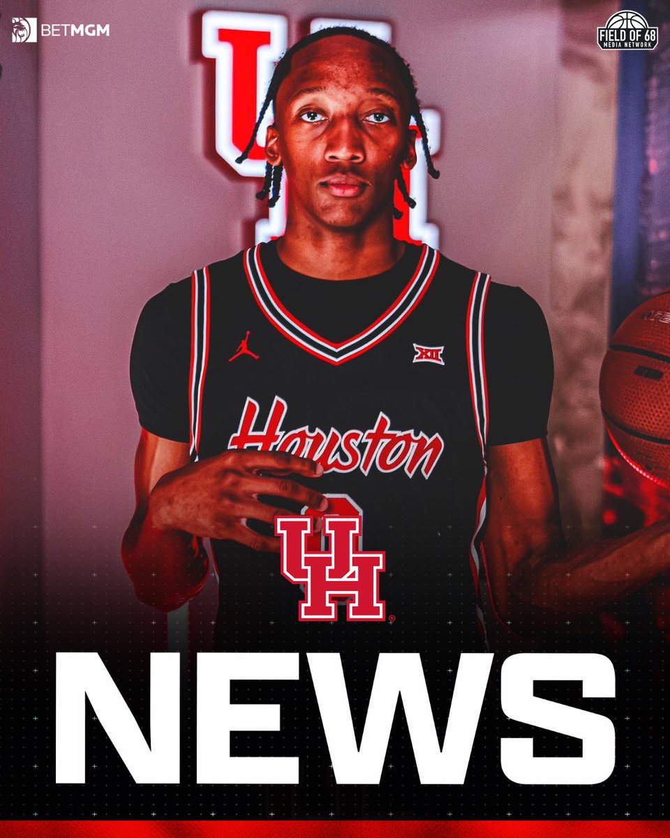 TheFieldOf68's tweet photo. NEWS: 4⭐️ Triston Hawthorne has committed to Houston, per multiple reports.  The 6-7 forward is a top-85 overall recruit in the 2027 class. https://t.co/Rk6V2OlFrf