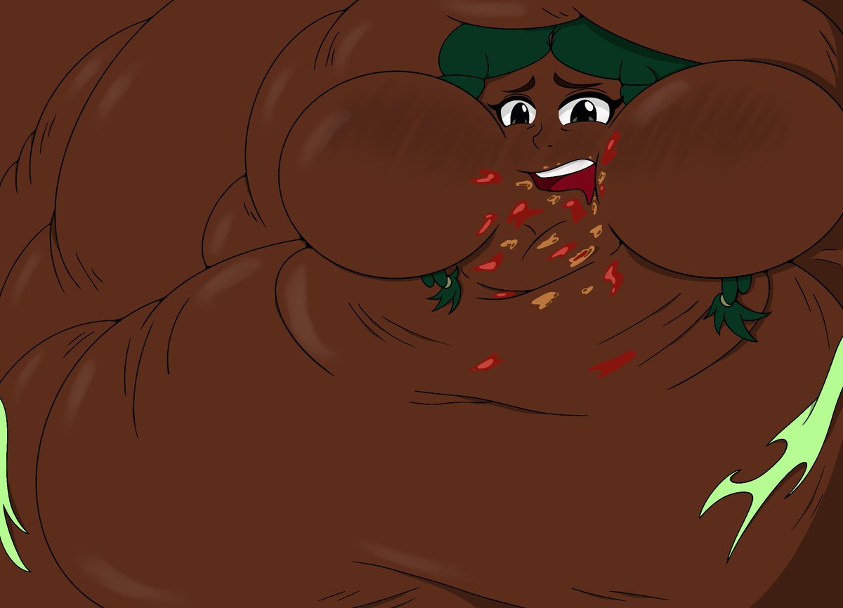 djmaxv's tweet photo. She likes pie a little too much...
Featuring @Smashandpain 's Jacoba.
Fat face portrait off my Kofi if you would like one 👍. https://t.co/uumLqday48