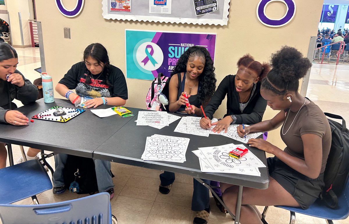 WarrenCounsDept's tweet photo. Suicide Prevention Month Pop-Up @NISDWarren @NISDCCA https://t.co/QxY82ZjNLX