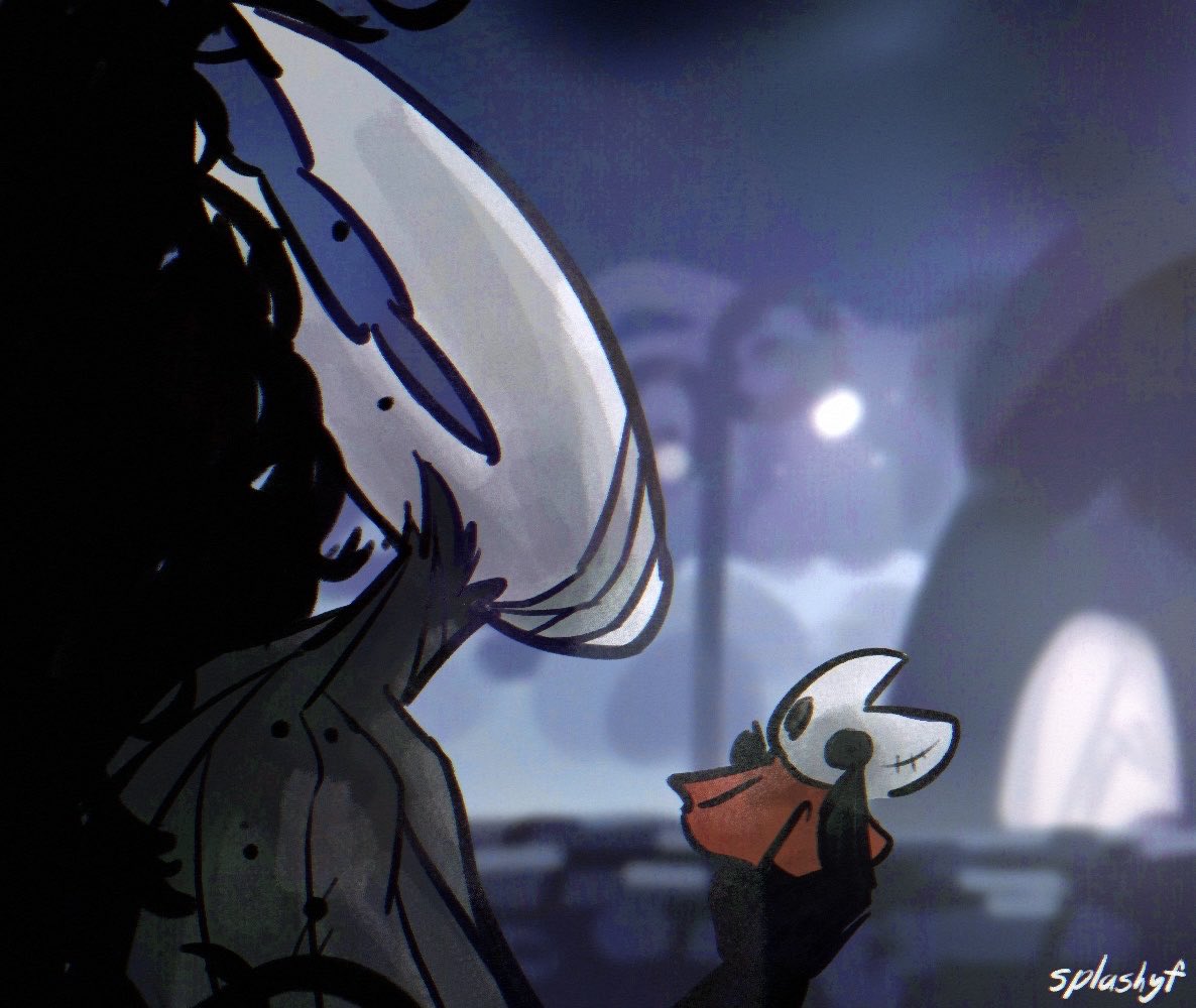 splashyff's tweet photo. ooh, live the dream with a time machine // you've been waiting forever 
#hollowknight https://t.co/rZOibaic5o