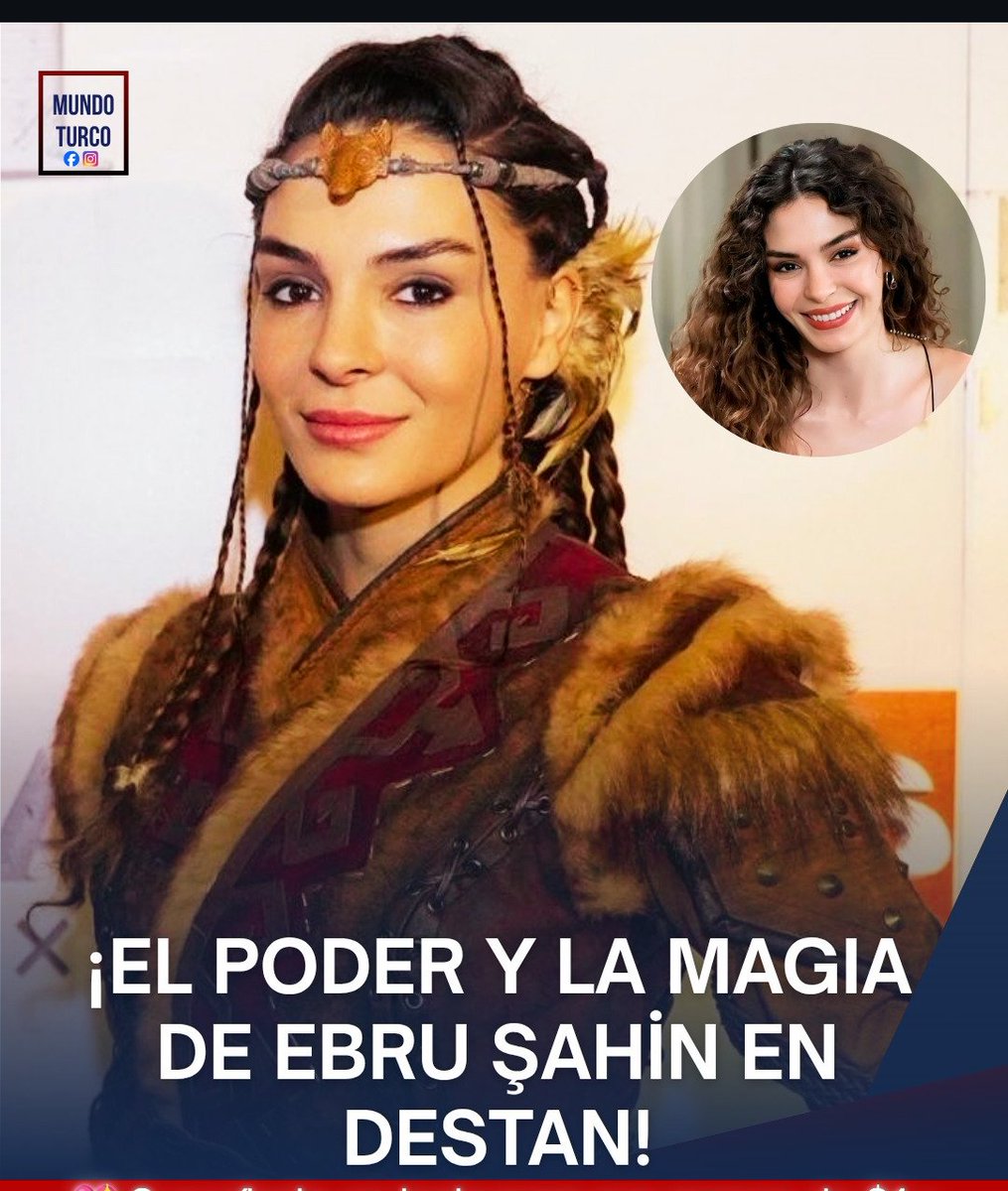 OrneHoyer's tweet photo. 🔥✨ Ebru Şahin dejó una huella imborrable en Destan.

Su interpretación, fuerza y presencia convirtieron a Akkız en uno de los personajes más recordados de las series turcas. 🏹📺

#EbruŞahin #Destan #Akkız #SeriesTurcas #MundoTurco fuente #MundoTurco.es 📰 https://t.co/SjcXXWFrjy