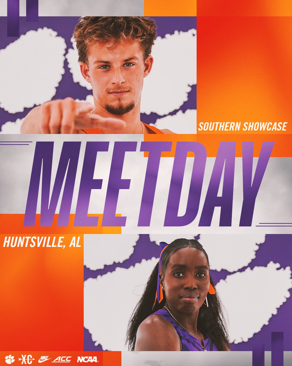 ClemsonTrackXC's tweet photo. 🐾 Clemson at Southern Showcase
🗓️  Date: Friday, Sept. 18, 2026
⏰ Time: 8:30 a.m. ET (Men’s 8K) &amp; 9:10 a.m. ET (Women’s 5K)
📍 Venue: John Hunt Cross Country Park | Huntsville, Ala.
📊 Live Results: https://t.co/vo6p7I3HAY
🐯 Meet Info: https://t.co/CCFvKqcfgz https://t.co/GnbZC7yFpm