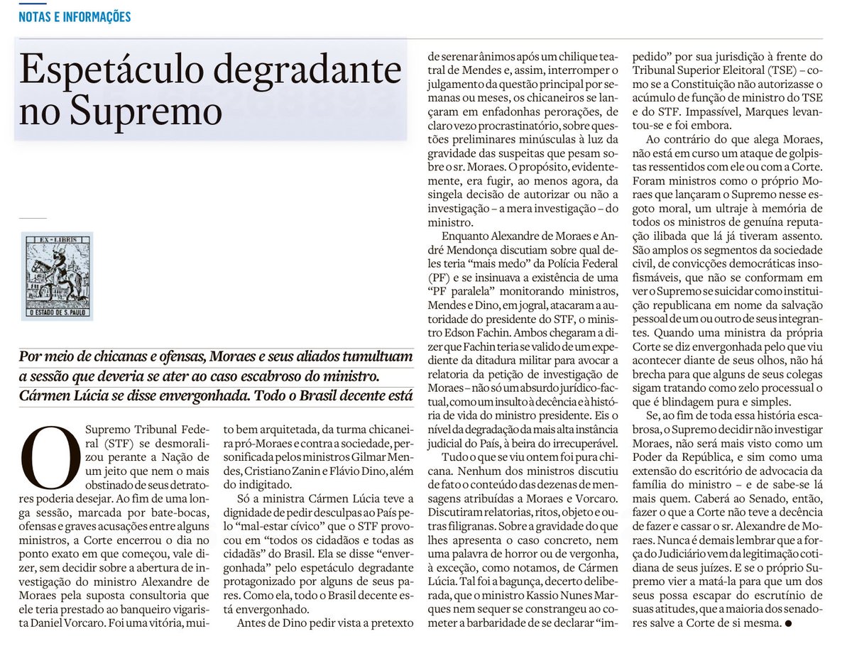 ferrazmiller's tweet photo. #corrupção #stf #estadao https://t.co/ySe6FlMRsf