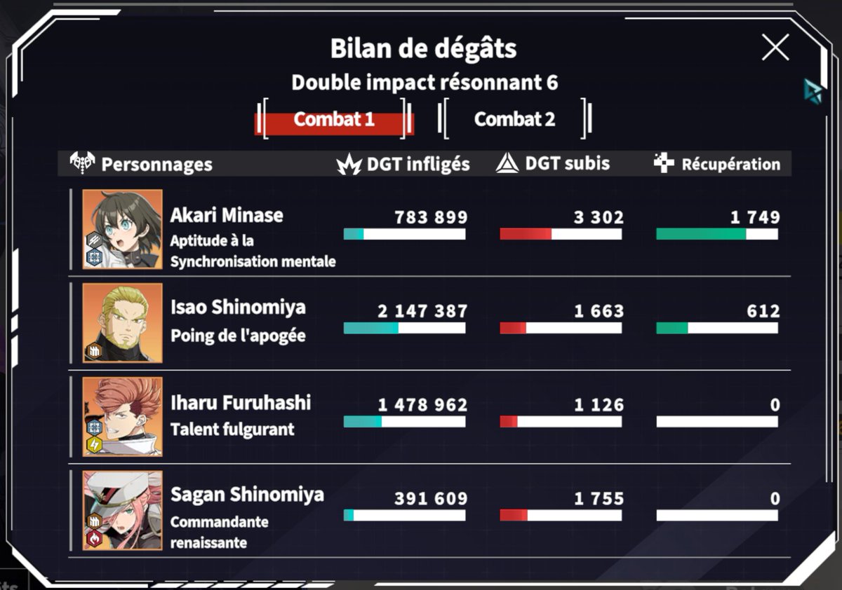 Animashiva's tweet photo. Finally done last massive conquest combat. Must be far better comps but I don't have all characters yet ! #KaijuNo8 #KaijuNo8THEGAME https://t.co/MK0iv4PfaE