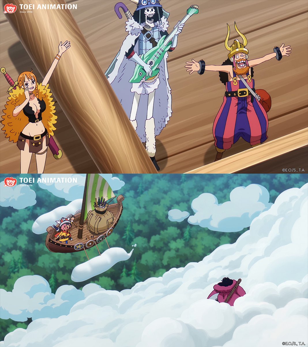 Crunchyroll's tweet photo. He’s come to save the day: Jinbe! (via @OnePieceAnime) https://t.co/WtPI2WDwV5