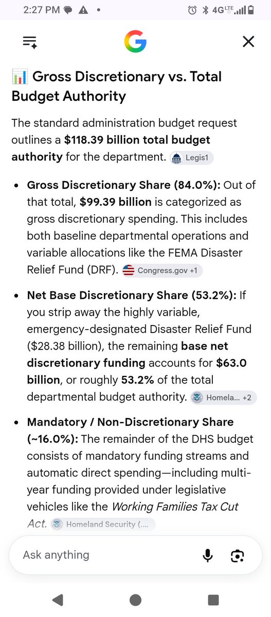 DraftCardJimmy's tweet photo. @SenWarren There's a hundred billion from dept
 Of Homeland security....and by the bye....how did a working families tax cut act fund the mandatory spending for the dept.?  hehe https://t.co/AoS2bNe2nB