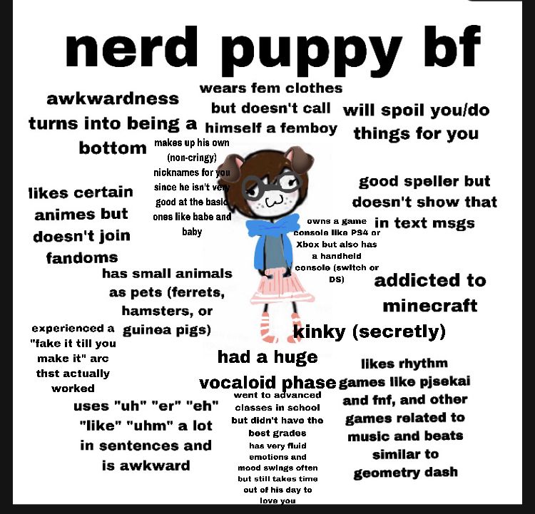 needypupim's tweet photo. nerd puppy bf (me fr) ;33 https://t.co/IS4kqmveAB