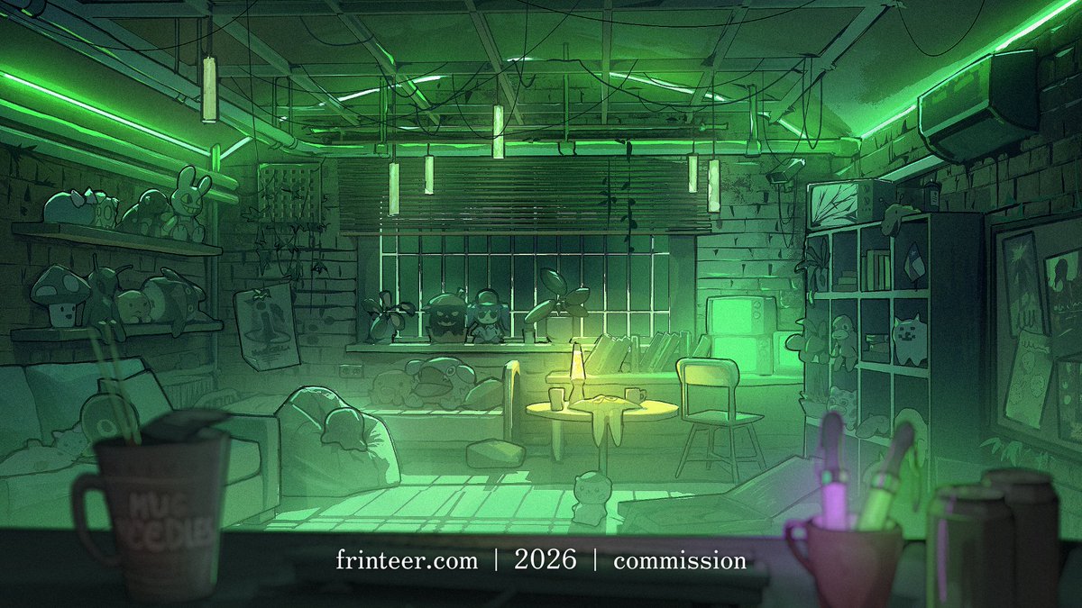 frinteer's tweet photo. Phisnom debut room commission (2/2)
thank you! https://t.co/fYsp6RmWmv