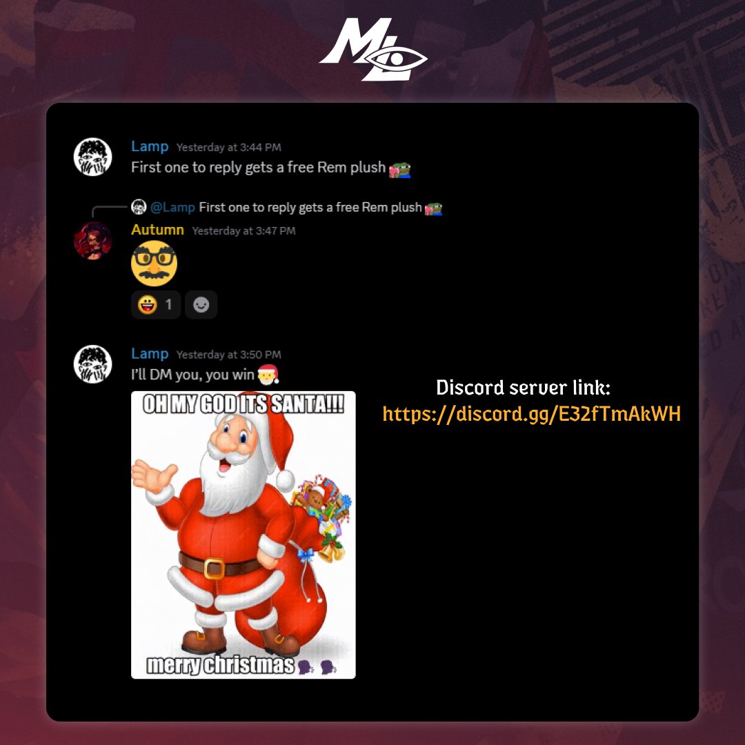 MERCHLOCK's tweet photo. We'll occasionally be giving away plushies and other Merchlock merchandise on our Discord server!

Join the server and keep an eye out for events like the one shown in the image.

Join here → https://t.co/1YAjLhc0mq https://t.co/ScycePm737