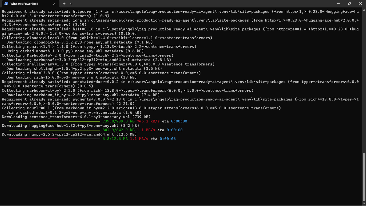 AngeloSorte's tweet photo. Building a RAG System.

#RAG #RetrievalAugmentedGeneration #GenerativeAI #ArtificialIntelligence #AIEngineering #AgenticAI #LLM #MachineLearning #NLP #AIProjects #Python #AIEngineer #TechInnovation #GitHub #BuildInPublic https://t.co/R2TCbRMgGI