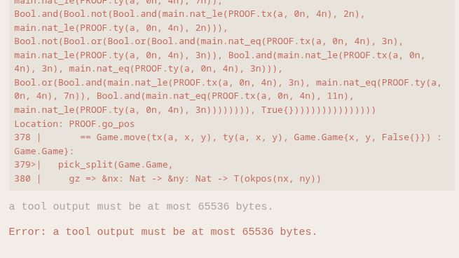 _lepach's tweet photo. @VictorTaelin Hit this issue due to a submit failing and being too long.

Would be interesting to have an OpenAI level swarm attempting to break some laws with Bend2 https://t.co/LKW6Pf4QsF