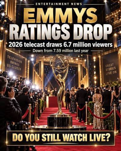 AliMustafaKHRMN's tweet photo. Am I missing something or did the Emmys just not hit this year? I’m in the US and the show came and went, and there’s no single ‘everyone’s talking about it’ moment on my timeline. Feels wild compared to past years. Is it just me? #Emmys #Emmys2026 #EmmyAwards https://t.co/7LleOQx88F