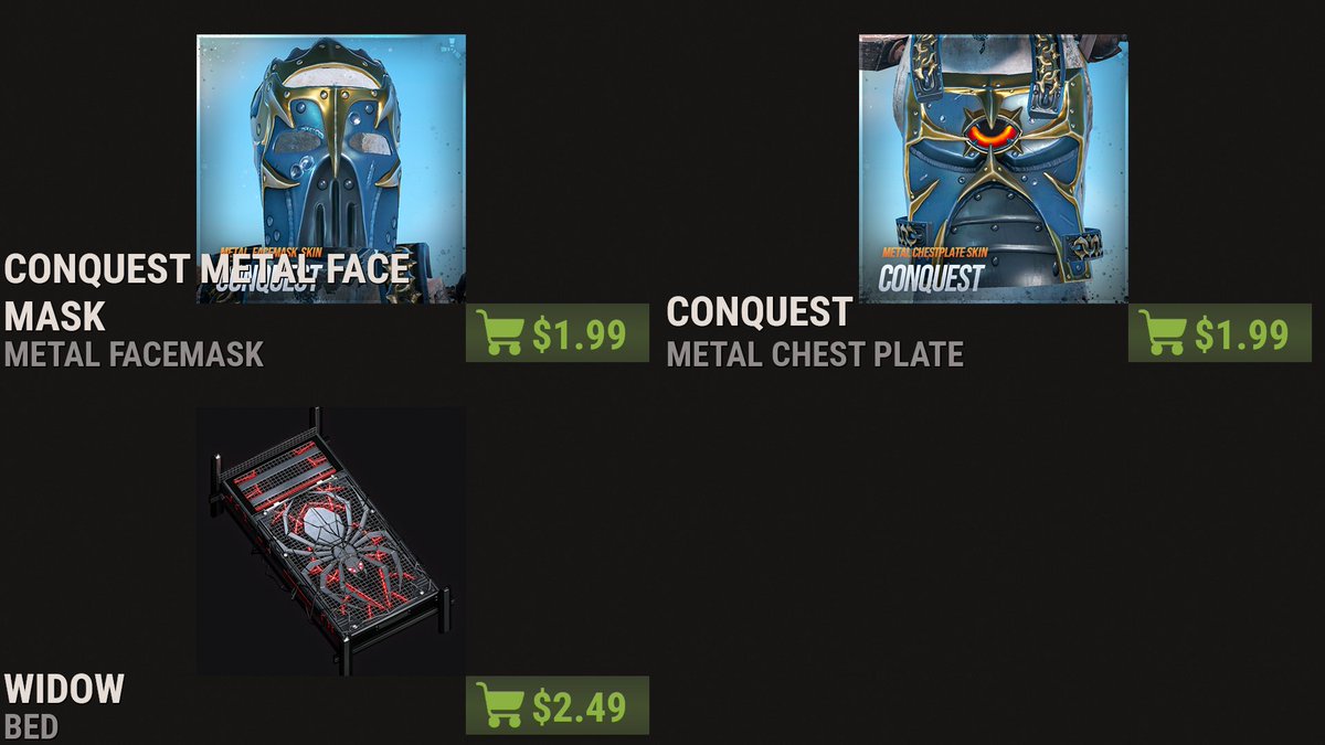 RustItemStore's tweet photo. 🚨 NEW ITEM STORE 🚨
https://t.co/Fq7WX55UXa

#rust #playrust #rustskins #rustworkshop https://t.co/TpYt6XAHTr