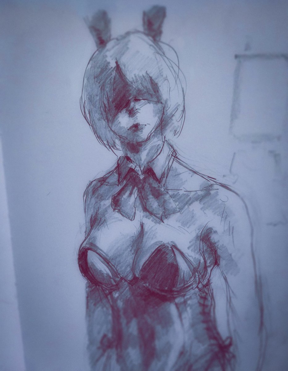 RSVRdraws's tweet photo. Bunny 2B #NierAutomata https://t.co/cQTEvQWCmG