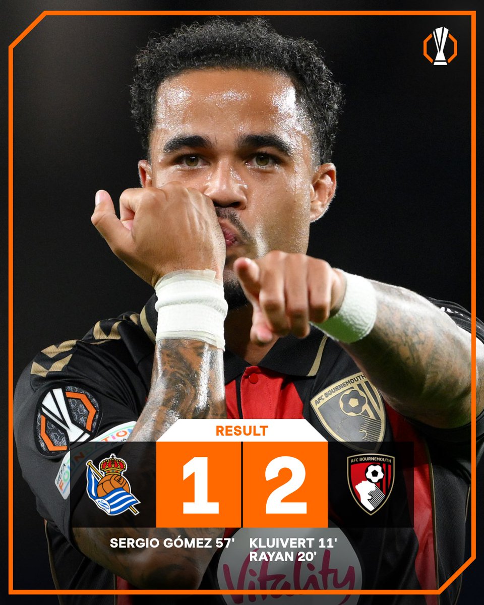 EuropaLeague's tweet photo. A memorable away day for Bournemouth 🙌

#UEL https://t.co/rFlYHoRdiN