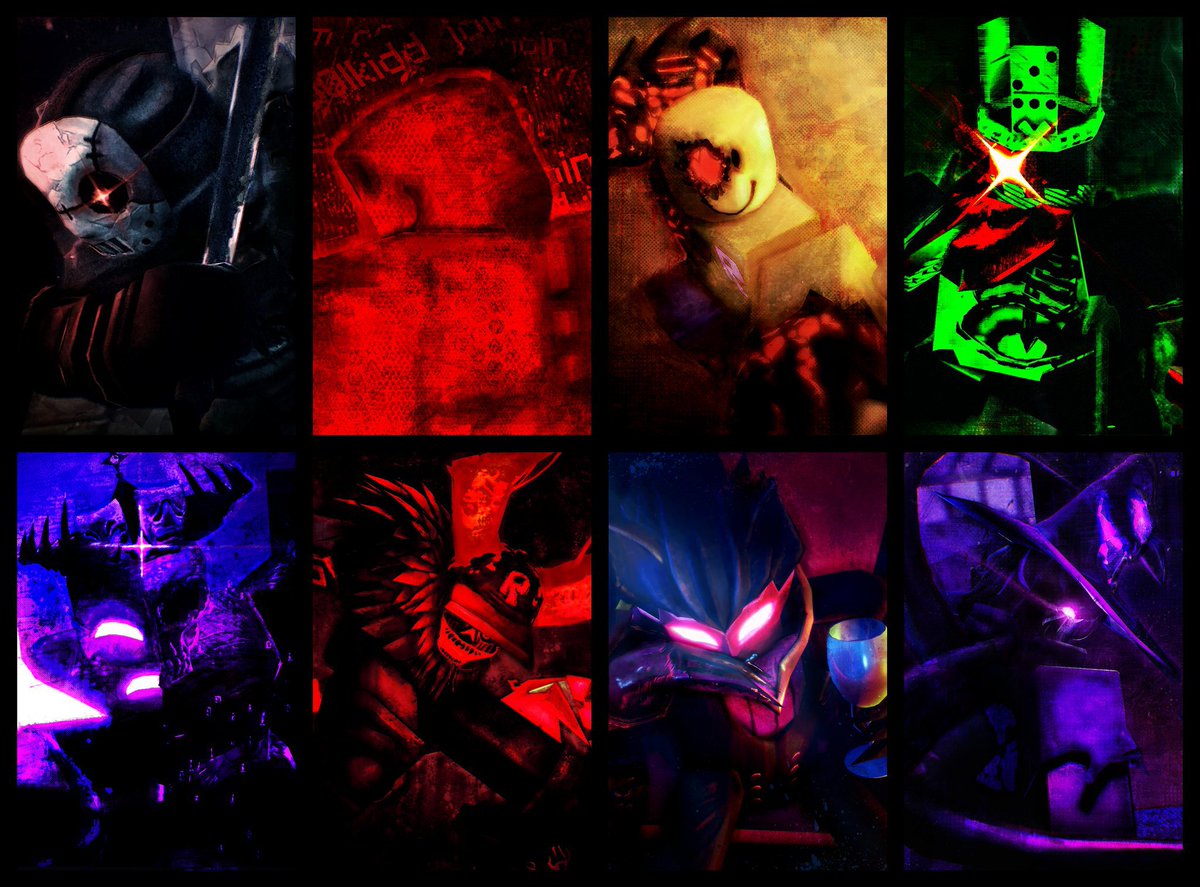 Forsakencov's tweet photo. "I like to think that the killers go back to their own cabin every time the game ends, and that they have problems just like Draw Together."

#forsakenroblox https://t.co/Grdodo9Bne